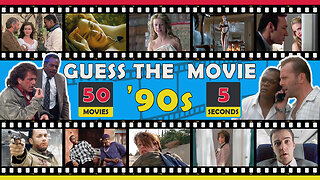 Guess The '90s Movie | 50 Movies 🎬 | GUESS MOVIE BY THE PICTURE QUIZ