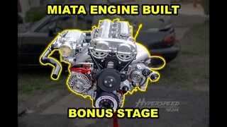 Mazda Miata MX-5 - Midnite Runner - 019 - Engine Build (Bonus stage 1+) #miata #engine #build #turbo