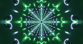 👍 green purple abstract neon tunnel vj loop [screensaver 4k free]