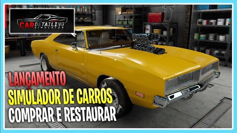 Assim é feita a RESTAURAÇÃO E LIMPEZA DE CARROS - Car Detailing Simulator - 2021