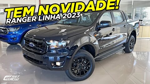 NOVA FORD RANGER BLACK 2.2 TURBO DIESEL 2023 COM NOVO PAINEL E AR CONDICIONADO