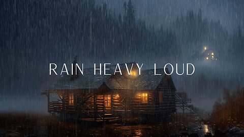 Rain Heavy Loud | Intense Nature Sounds for Deep Relaxation