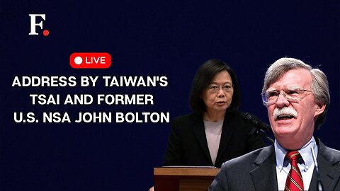 LIVE : President Tsai & Bolton Deliver Speech at Formosan Association for Public Affairs