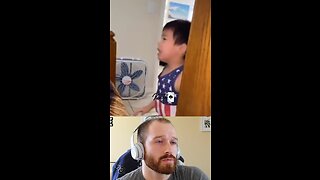 Watch how this kid responds to his moms vs his dads discipline