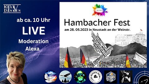 LIVE | Hambacher Fest 2.0 - Frieden, Freiheit, Demokratie, Selbstbestimmung