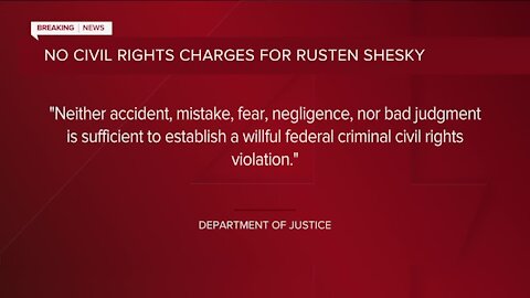 Feds won’t seek civil rights charges against Officer Rusten Sheskey in Jacob Blake shooting