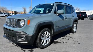 Video walk around of new arrival 2018 Jeep Renegade Latitude