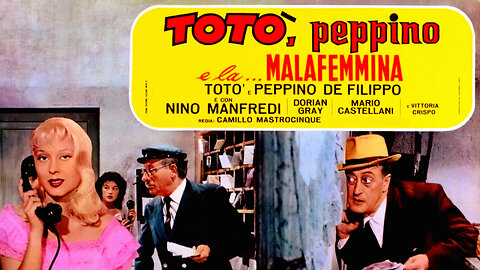 #1956 “TOTÒ, PEPPINO E LA MALAFEMMINA” con TOTÒ, Peppino DE FILIPPO, Nino MANFREDI, Dorian GRAY e Teddy RENO == Regia di Camillo MASTROCINQUE ==SIAMO ANCORA IN UN 'TEMPO DI GRAZIA'!! APPROFITTIAMONE E... SANTA DOMENICA A TUTTI😇💖🙏