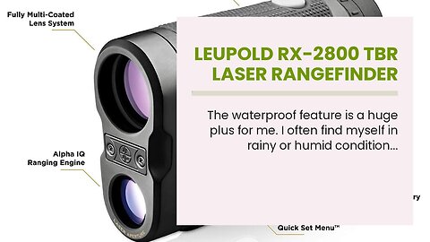 Leupold RX-2800 TBR Laser Rangefinder