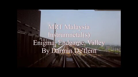 MRT Elevated Automatic Train Malaysia. Music includes Enigma, Endgame and Valley Darmin De'flern
