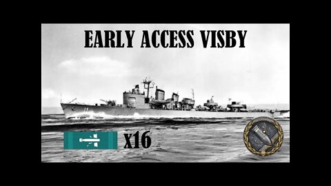 World of Warships Legends Tech Tree Spotlight: Visby (Early Access)