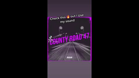 This is going viral on YouTube.. Radaar - county road 47