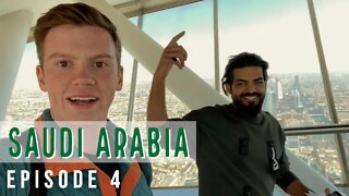 Exploring RIYADH with a SAUDI CELEBRITY استكشاف الرياض مع مرعي American in Saudi Arabia Travel Vlog