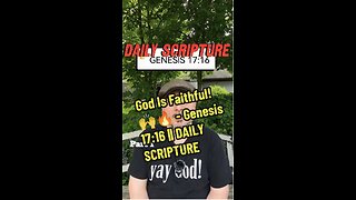 God Is Faithful🙌🔥 - Genesis 17:16 || DAILY SCRIPTURE