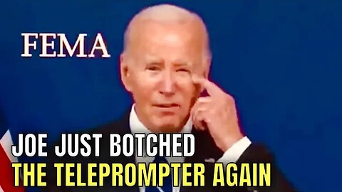 Joe Fought the Teleprompter, and the TELEPROMPTER WON!🤦‍♂️