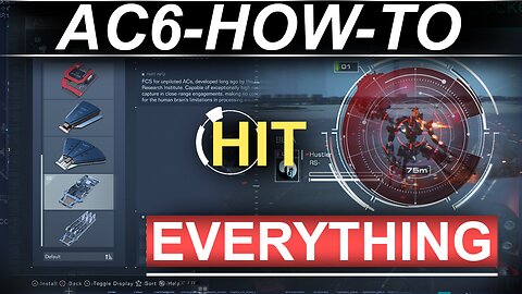 AC-Veteran Explains "How To Aim" In Armored Core 6 -