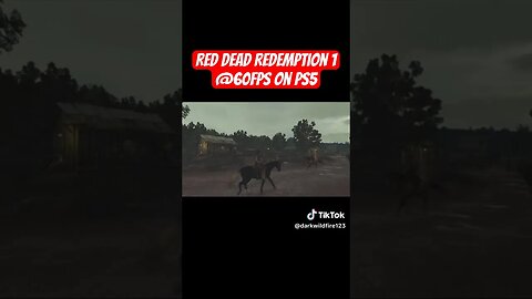 New 60fps update for Red Dead 1 on the PS5. #shorts