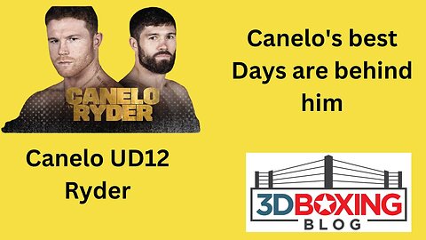 Canelo VS Ryder! Ryder Shows Heart, Canelo Shows he's on his way out