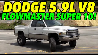 2000 Dodge Ram 1500 5.9L V8 w/ FLOWMASTER SUPER 10!