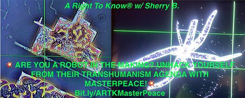 💥 ARE YOU A ROBOT IN THE MAKING? UNHACK YOURSELF FROM THEIR TRANSHUMANISM AGENDA WITH MASTERPEACE!💥