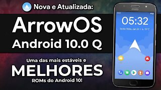 ArrowOS v10.0 | Android 10.0 Q | UMA DAS MELHORES PARA JOGOS E BATERIA NO ANDROID 10!