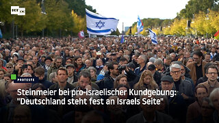 Steinmeier bei pro-israelischer Kundgebung: "Deutschland steht fest an Israels Seite"