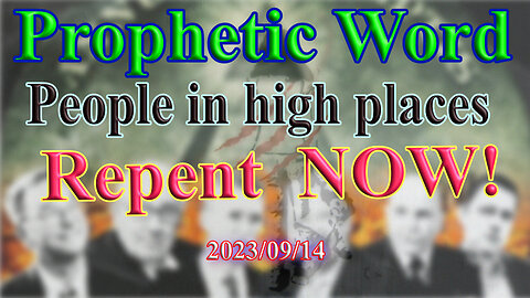 People in high places: Repent NOW!, Prophecy