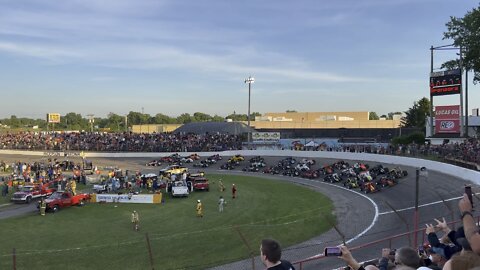 Start of Little 500 - Saturday, May 28, 2022 - Anderson Speedway