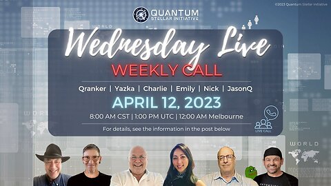 QSI Weekly Wednesday Panel Call - CEST QUE VIE & BONDS (April 12, 2023)