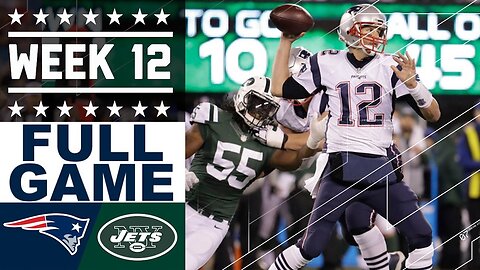 Patriots vs Jets FULL GAME - NFL Week 12 2016