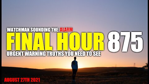 FINAL HOUR 875 - URGENT WARNING TRUTHS YOU NEED TO SEE - WATCHMAN SOUNDING THE ALARM