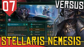 Conselho GALATICO da Shenanigans - Stellaris Versus Império #07 [Gameplay Arkantos PT-BR]