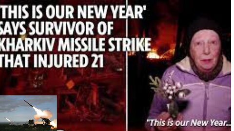 'This is our New Year' - survivor of Kharkiv missile strike says! #warinukraine