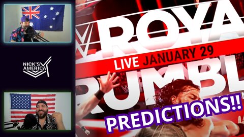 2022 WWE Royal Rumble Predictions - Veteran vs. Noob!!!