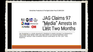 JAG Claims 97 MSM Arrests in Dec 2023 and Jan 2024 for Treason