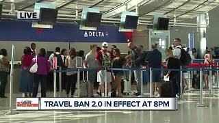 Travel ban 2.0 goes into effect at 8pm