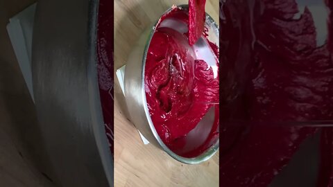 This color is REAL! 100% Red Velvet Sponge cake