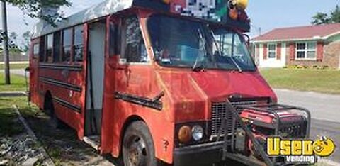 24' Chevrolet P30 Used Food Truck | Mobile Kitchen Unit with Fire Suppression System for Sale