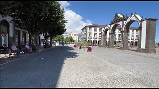 LIVE: Summerday Walk City Center / Portas do Mar - Ponta Delgada Azores Portugal - 19.07.2023 #IRL