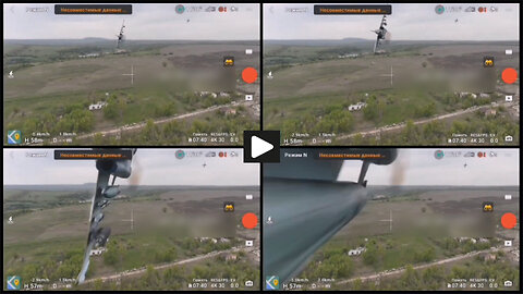 Chasiv Yar area: Russian Su-25 almost ran over a Russian drone