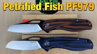 Petrified Fish PF979 Raptor/includes disassembly/ another great budget EDC offering from PF !!