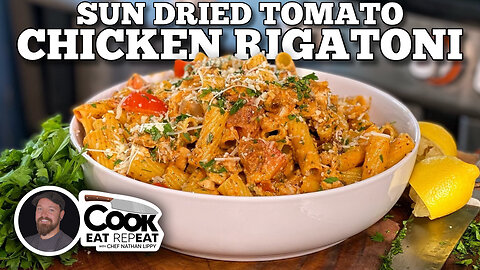 Quick & Easy Sun Dried Tomato Chicken Rigatoni | Blackstone Griddles