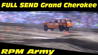 Jeep Grand Cherokee Tough Truck Sending It [Breaks Down]