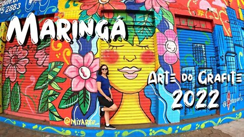 Maringá Paraná - Arte do grafite 2022