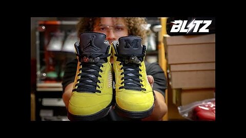 AIR JORDAN 5 MICHIGAN COMPARISON