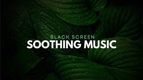 Dark Screen 8 Hour Calming music, Ambience sounds, Relaxation, Reduce anxiety, deep sleep, black