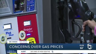 Concerns over gas prices in San Diego County