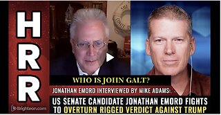 HRR W/US Senate candidate Jonathan Emord fights to overturn RIGGED Trump verdict. JGANON, SGANON