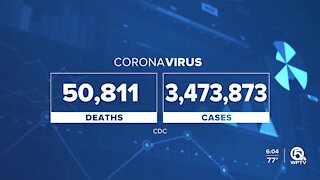Florida becomes fourth state to surpass 50,000 coronavirus deaths