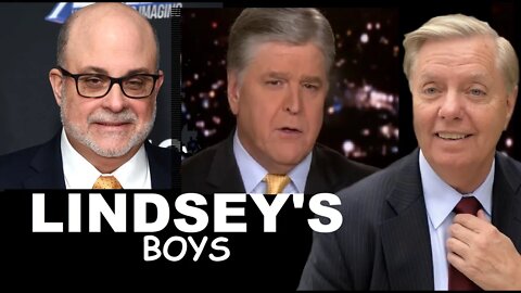 Wow, Mark Levin and Sean Hannity are Lindsey's Boys now. The Three Mouseketeers for Ukraine. LOL